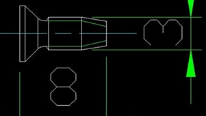 自攻螺钉（M3×8）