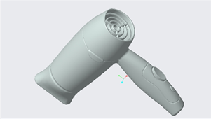 Creo建模练模型---电吹风