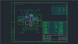 AutoCAD零件图齿轮联轴器