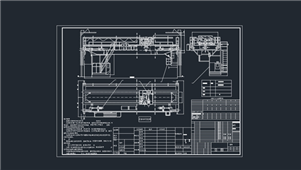 AutoCAD机械零件图10T桥式起重机