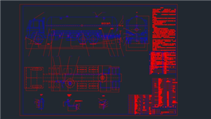 AutoCAD图纸10t液化石油气罐车练习图