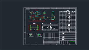 AutoCAD机械除氧器图纸