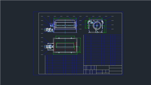 AutoCAD机械磁选器图纸