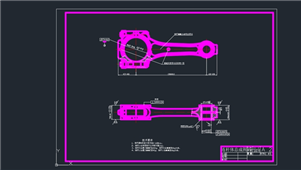 CAD图纸连杆工艺及扩孔夹具设计练习
