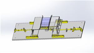 Solidworks位置切换导向机构三维机械模型