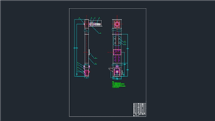 CAD斗式提升机设计图纸