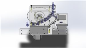 Solidworks托盘回收机构三维模型