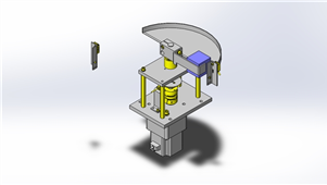 Solidworks非标设备省空间工件反转结构三维模型