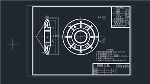 AutoCAD机械液压卡盘设计图纸