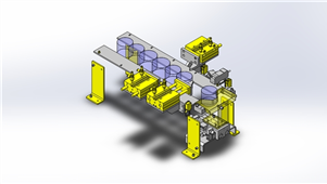 Solidworks非标设备制动器机构三维模型