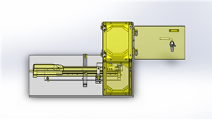 Solidworks非标设备滑动部位保护罩三维模型