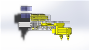 Solidworks加工设备凸轮轴承夹紧三维模型