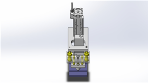 Solidworks非标设备工件的高度测定三维模型