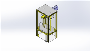 Solidworks机械设备搬运线升降机械三维模型