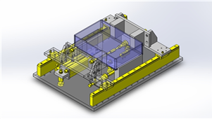 Solidworks非标设备链条式卡盘机械三维模型