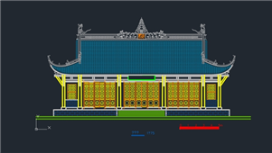 AutoCAD景观殿阁图纸