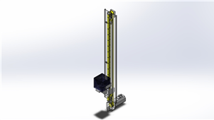 Solidworks机械设备驱动搬运装置三维模型