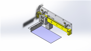 Solidworks机械设备齿条齿轮搬运装置机械模型