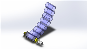 Solidworks机械设备顶出机构设备模型