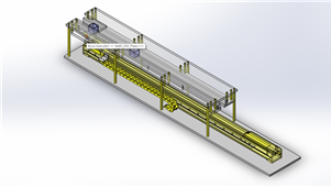 Solidworks机械设备工件整列搬运机械模型