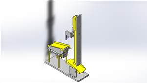 Solidworks机械设备NG工件引入设备模型