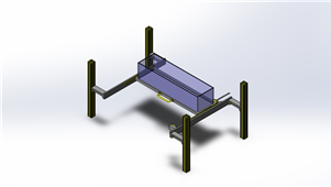 SolidWorks机械加工废料维护机构三维模型