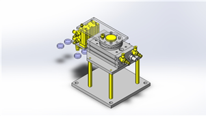 Solidworks非标设备工件吸附移载设备模型