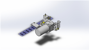 Solidworks机械设备上下装置三维模型