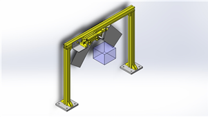 Solidworks加工设备门开关三维设备模型