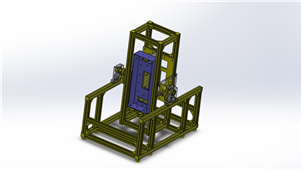 SolidWorks机械非标旋转固定机构三维模型