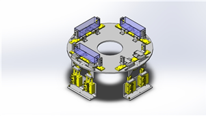 Solidworks机械设备指定位置释放三维模型