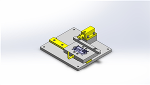 SolidWorks滑动分度机构三维模型