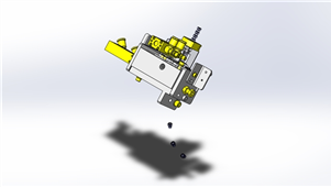 Solidworks机械设备工件供应脱离装置三维模型