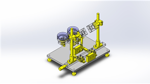 Solidworks加工设备液体涂抹夹具三维模型