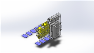 Solidworks机械设备齿轮替换头三维模型