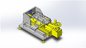 SolidWorks试验夹具三维模型