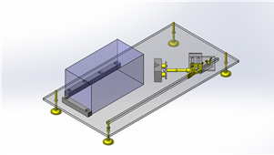 SolidWorks工件固定夹具三维模型