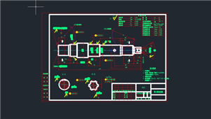 AutoCAD机械离合器连接轴图纸