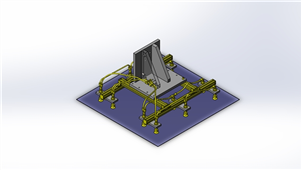 SolidWork平板吸附机械手三维模型