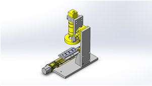 SolidWorks机械三维检查机构机械模型