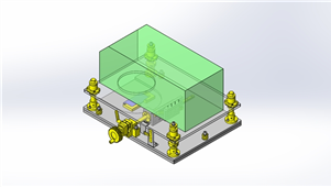 SolidWorks机械轴升降机构三维模型