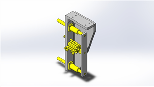 SolidWorks机械避让机构图纸3D模型