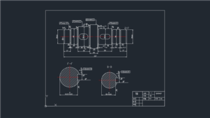 AutoCAD机械零件轴图纸