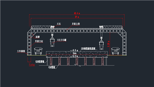 AutoCAD机械龙门吊装配图纸