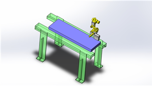 SolidWorks机械读码器安装座机械三维模型