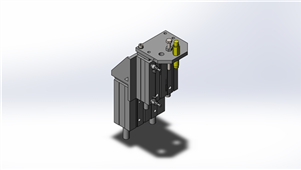 SolidWorks机械设备行程升降三维模型图纸