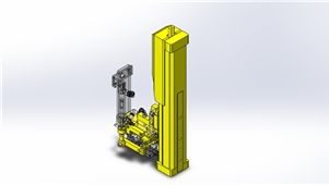 Solidworks机械设备标贴粘接头三维模型