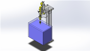 Solidworks非标设备直立工件判定装置设备模型