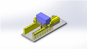 SolidWorks机械设备倍速倍行程三维模型