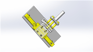 Solidworks机械设备位置确认销三维模型